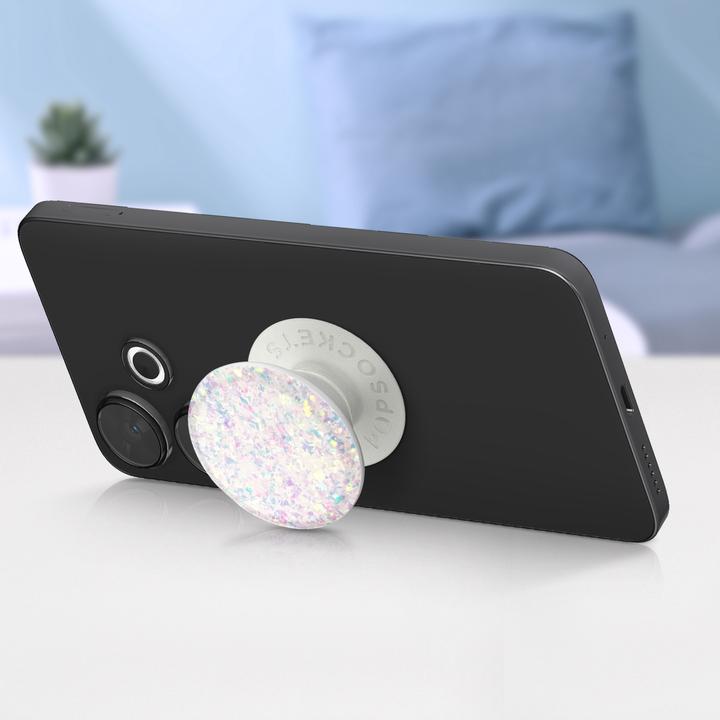 Produktbild PopSockets Iridescent Confetti White (2. Gen, austauschbar)