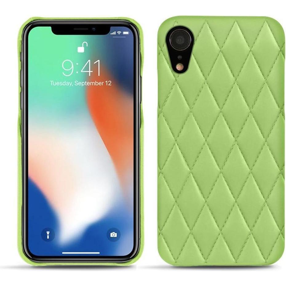 Noreve Lederschutzhülle (Apple iPhone XR), Smartphone Hülle, Grün