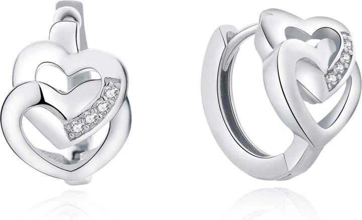 Immagine prodotto Moiss Orecchini romantici in argento con cuori E0000162 (Argento)