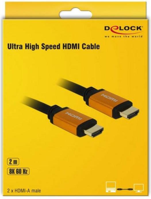 Produktbild Delock HDMI (Typ A) — HDMI (Typ A) (2 m, HDMI, 2.0a)