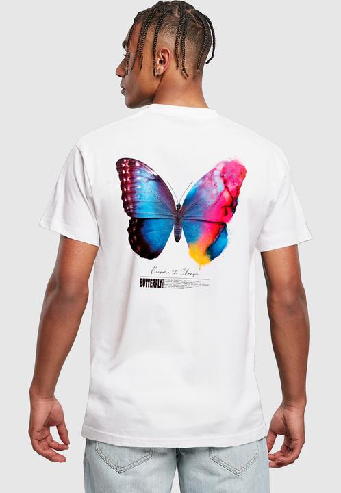 Produktbild Mister Tee Become the Change Butterfly 2.0 Tee - 131381 (S)