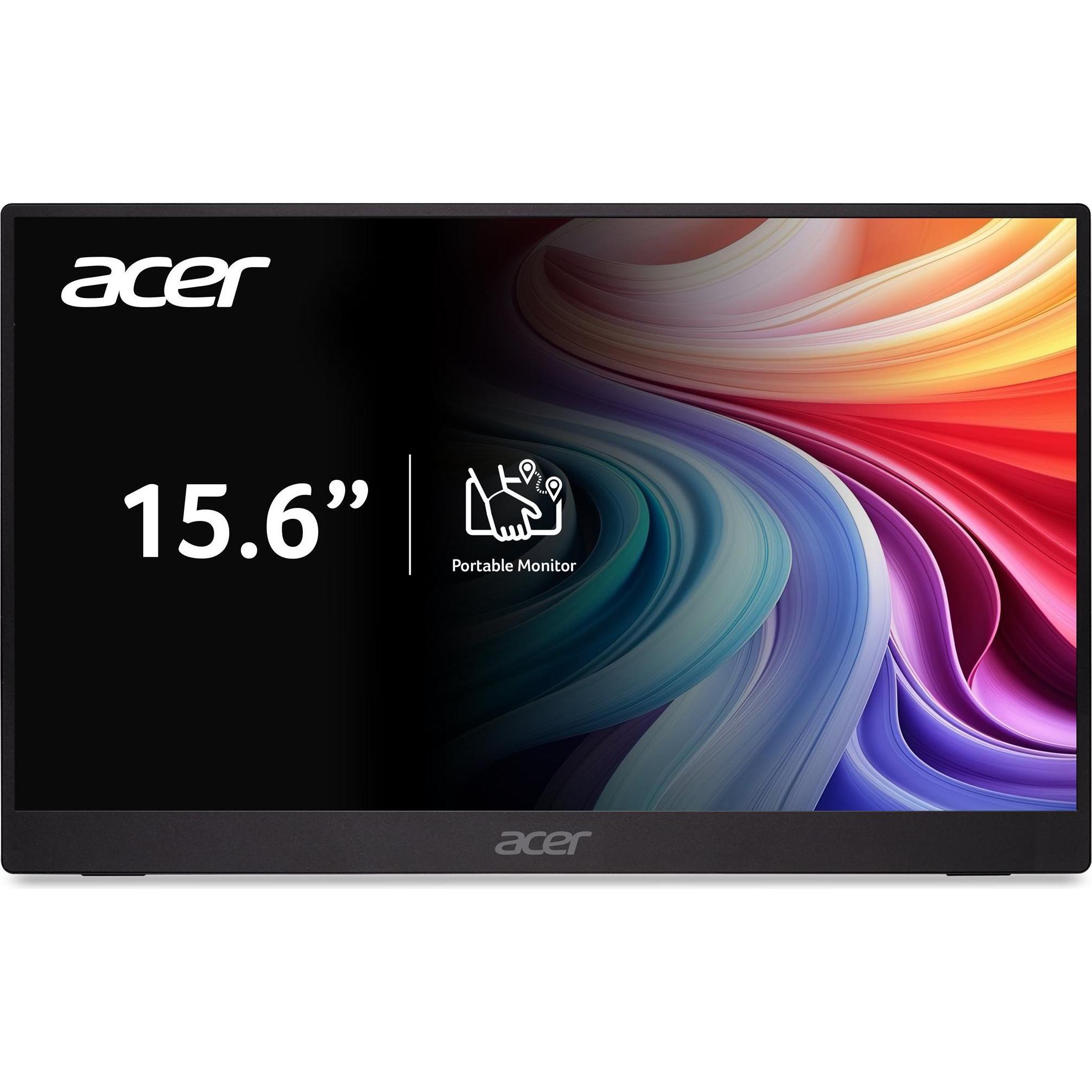 Acer Pm161qb1bmiuux Portable Monitor (1920 x 1080 Pixel, 15.60"), Monitor, Schwarz