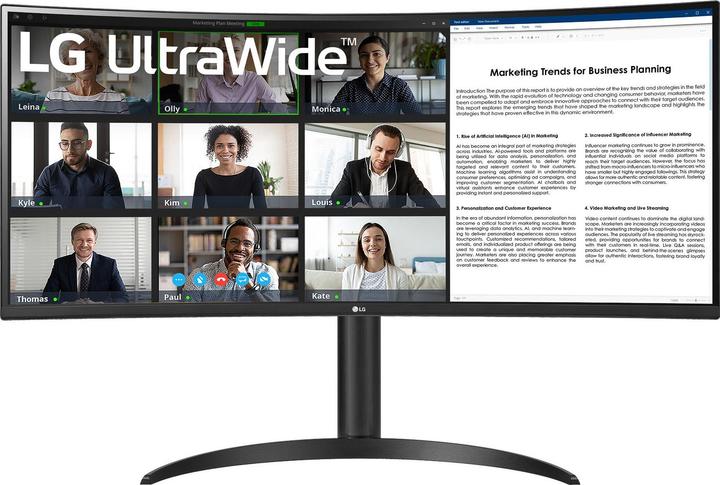 LG UltraWide 34WR55QC-B (3440 x 1440 pixels, 34")