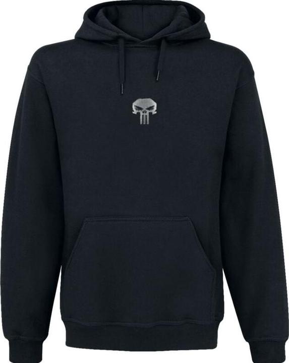 Actual product image Heroes Inc Punisher Kapuzenpullover Skull With Metallic Ink Grösse M (M)