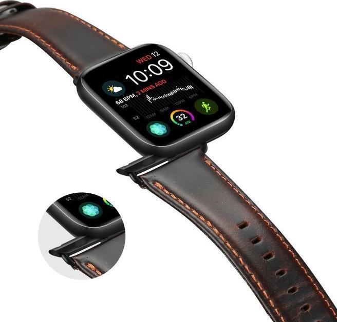 Actual product image Dux Ducis Business Series Genuine Leather Replacement Strap (45 mm, 44 mm, 42 mm, Genuine leather)