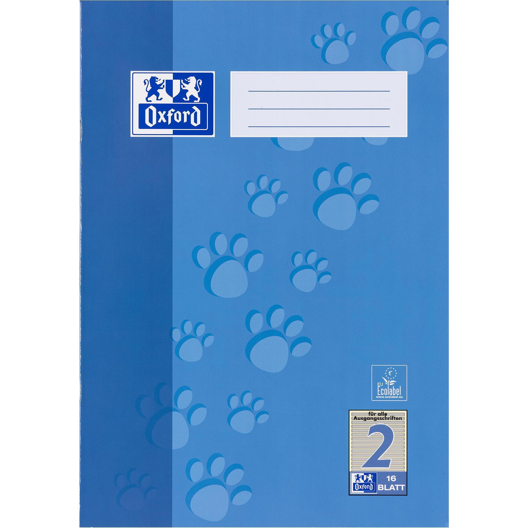 Oxford, Heft + Block, Schulheft, A4, Lineatur 2 (A4, Harter Einband)