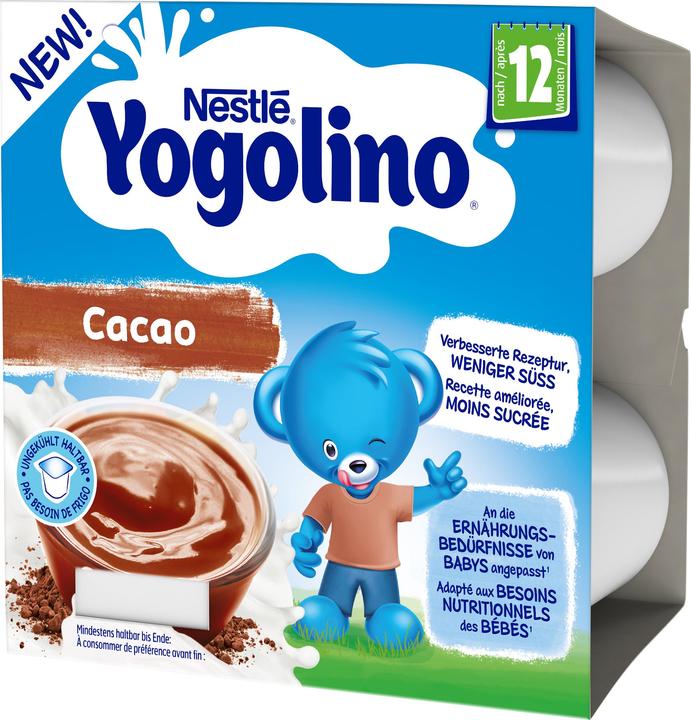 Actual product image Nestlé NESTLE Yogolino Cacao 12M 4x100g (400 g)