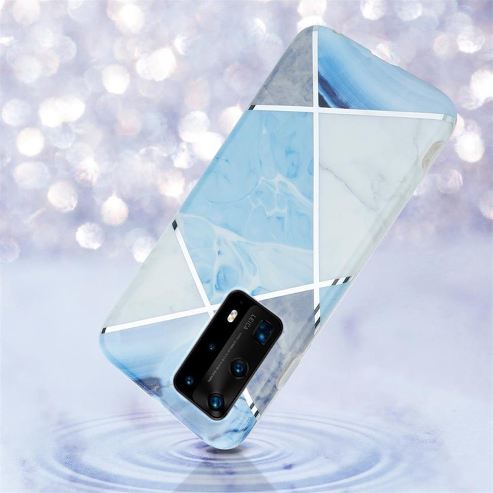Produktbild Cadorabo IMD TPU Bunter Marmor Cover (Huawei P40 Pro+)