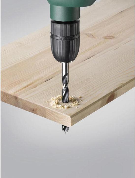 Productafbeelding kwb Houtboren set 5 stuks. (4 mm, 5 mm, 6 mm, 8 mm, 10 mm)