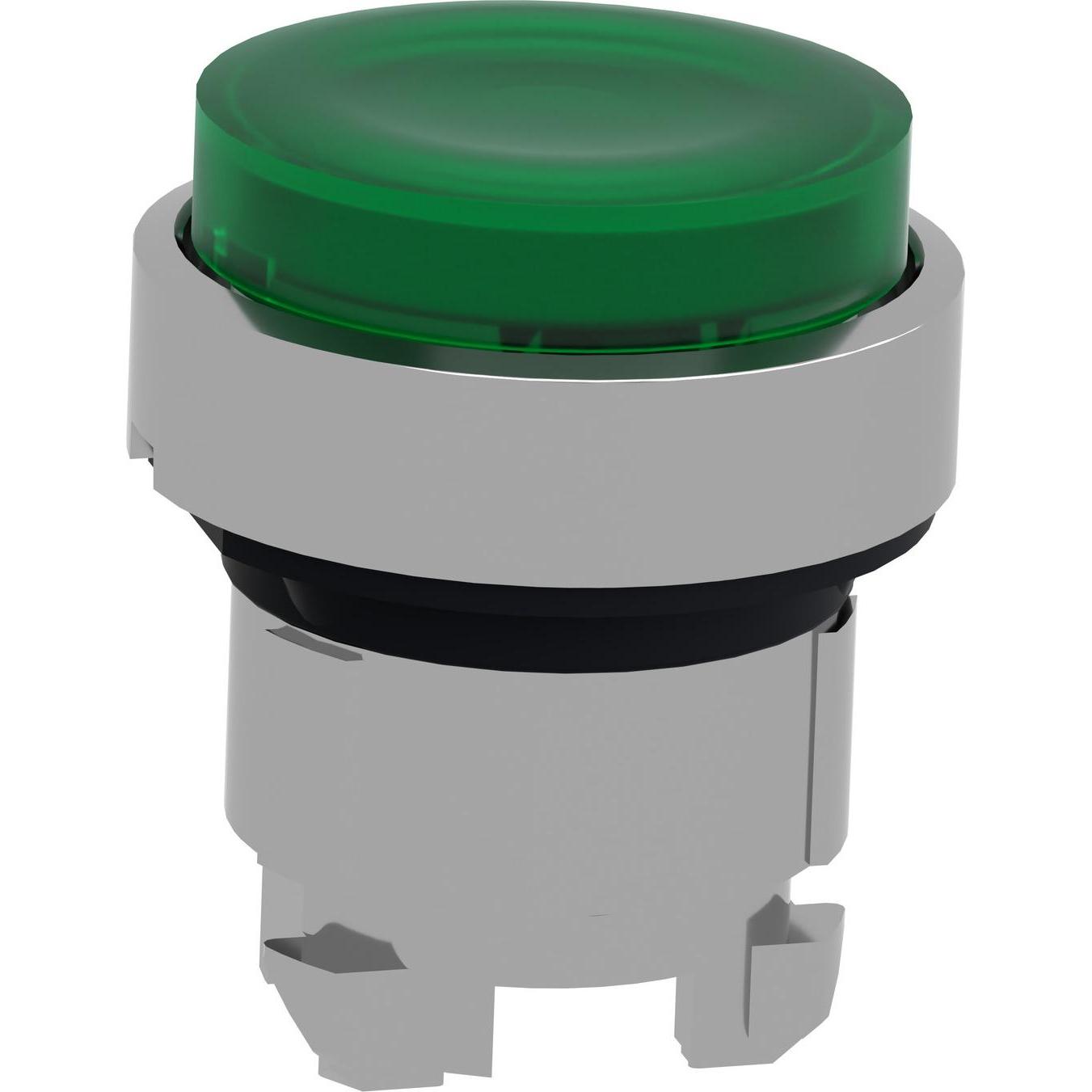 Schneider Electric Leuchttaster rund grün 22mm IP66, Taster + Schalter, Grün
