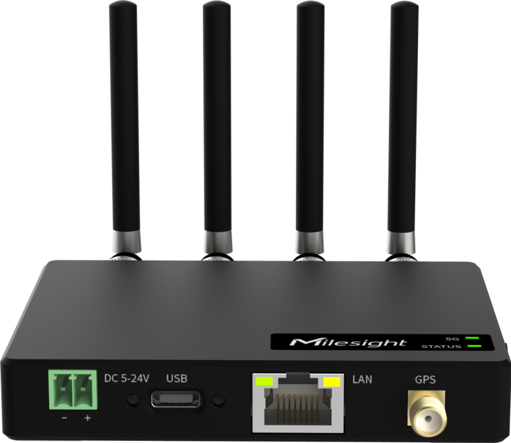 Actual product image Milesight iot 5g dongle uf31 5g gps