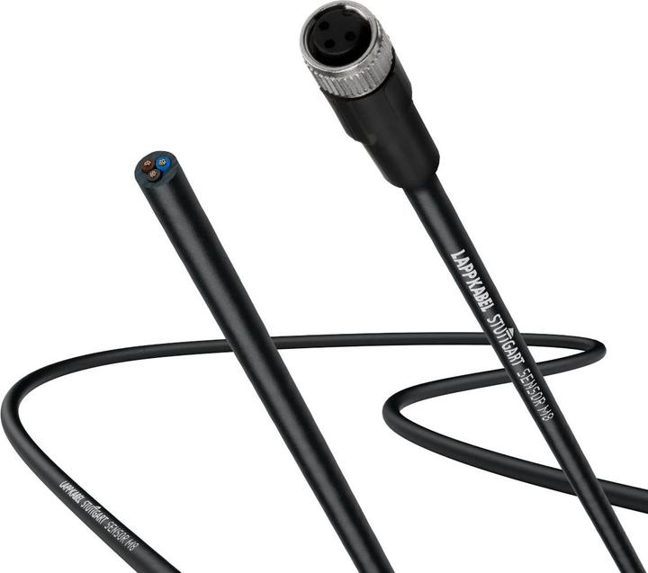 Produktbild Lapp Sensorleitung UNITRONIC AB-C3-2.0 PUR-M8FS Schnitt - Kabel - Sensor/-Aktorkabel (2 m)