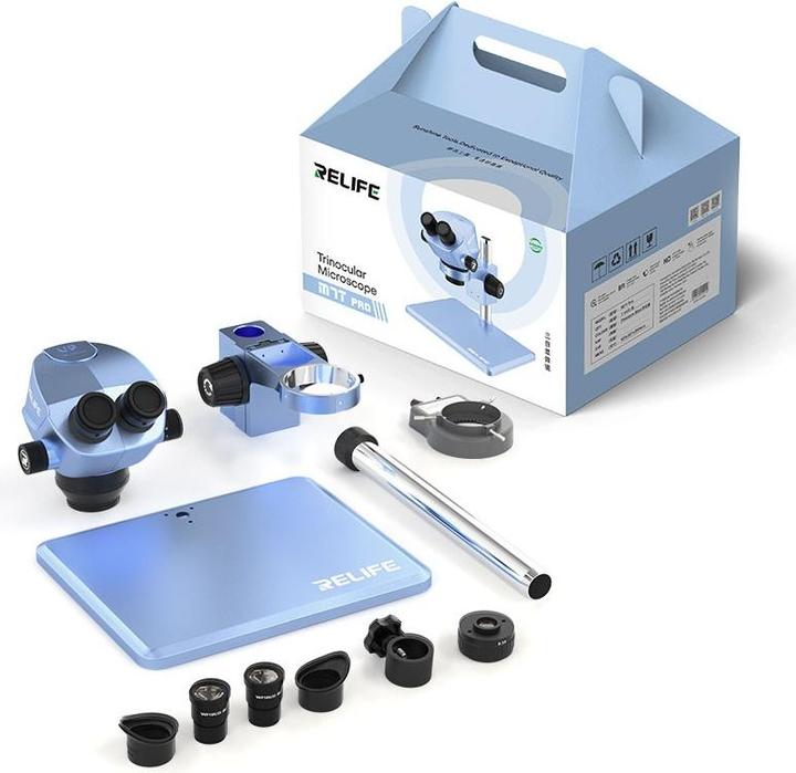 Actual product image Relife Microscope RL-M7T Pro, Indigo Blue