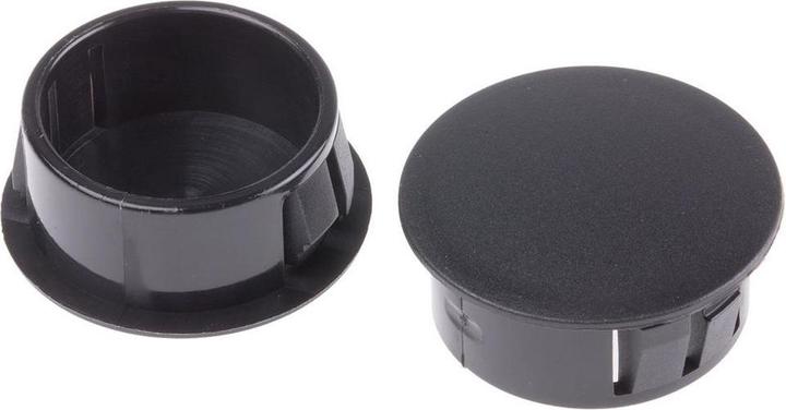 Actual product image Rs Pro Blanking plug hole Ø 22.2mm, without thread, nylon 66, blanking Ø 25.8mm, black
