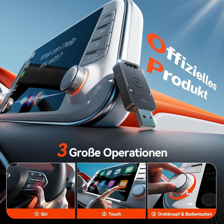 Produktbild Cleviton Apple Carplay-Adapter