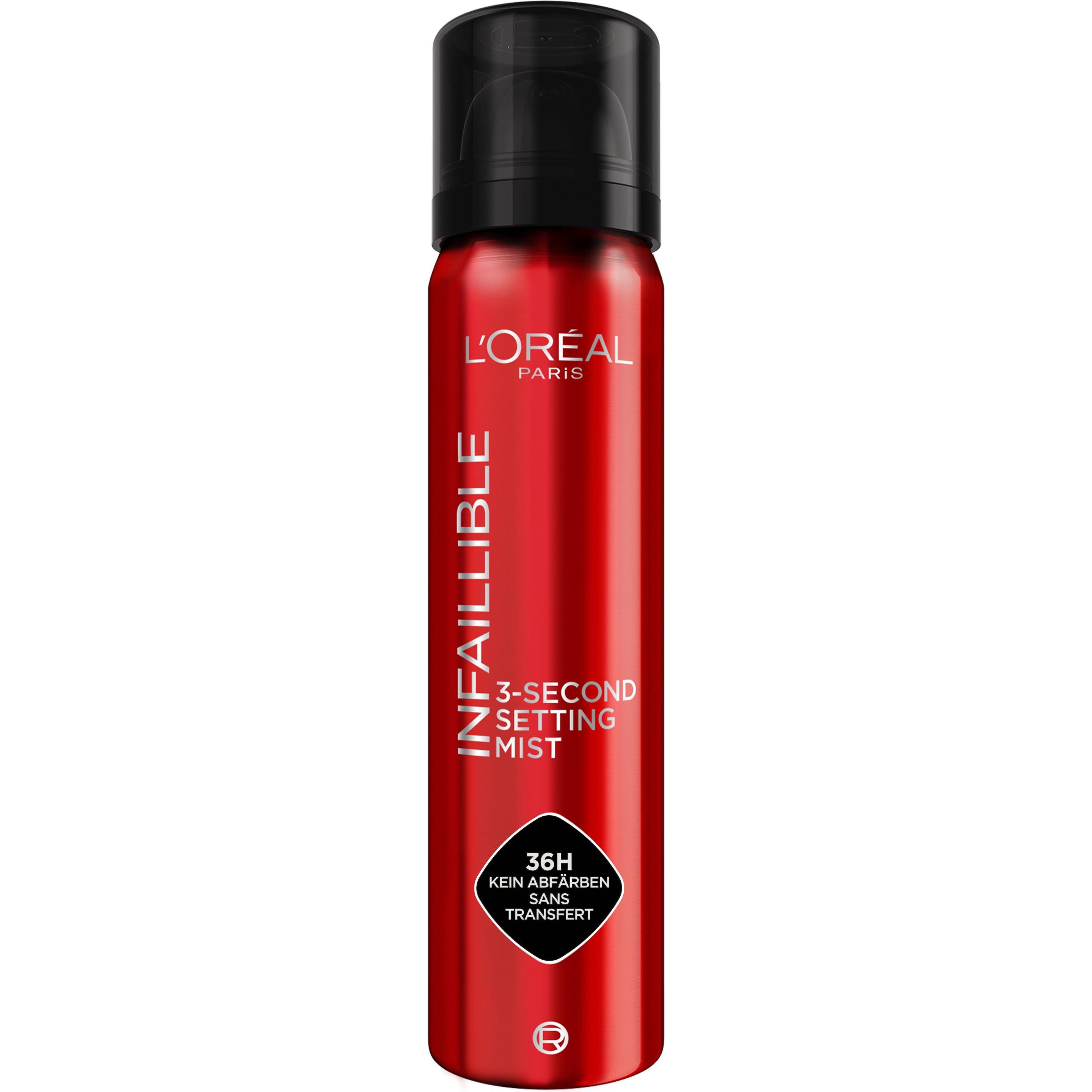 L'Oréal Paris, Primer + Basis, Maquillage Infaillible 36H Setting Spray 75 ml (Transparant)