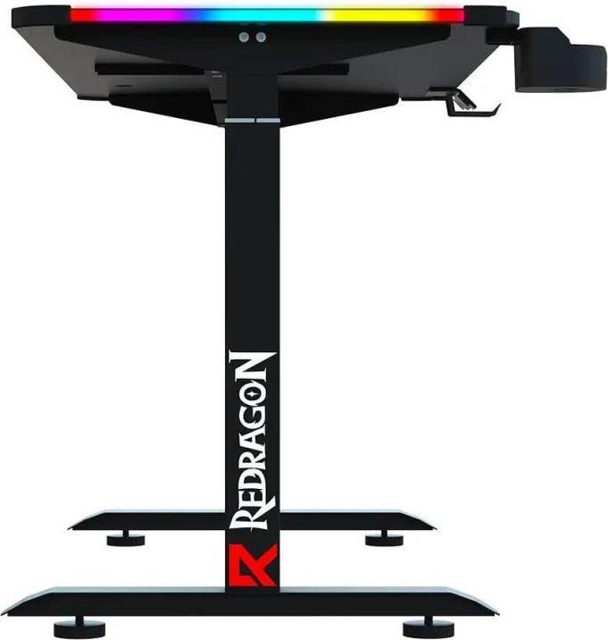 Produktbild Redragon GD-3330-M electric height adjustable gaming desk black RGB lighting