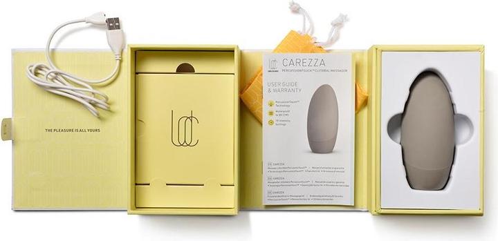 Actual product image Lora DiCarlo Vibrator Carezza Grau