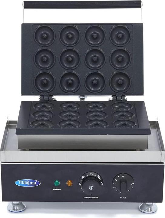 Productafbeelding Maxima Donut Maker 12 Mini Donuts 5 cm Builtin Timer