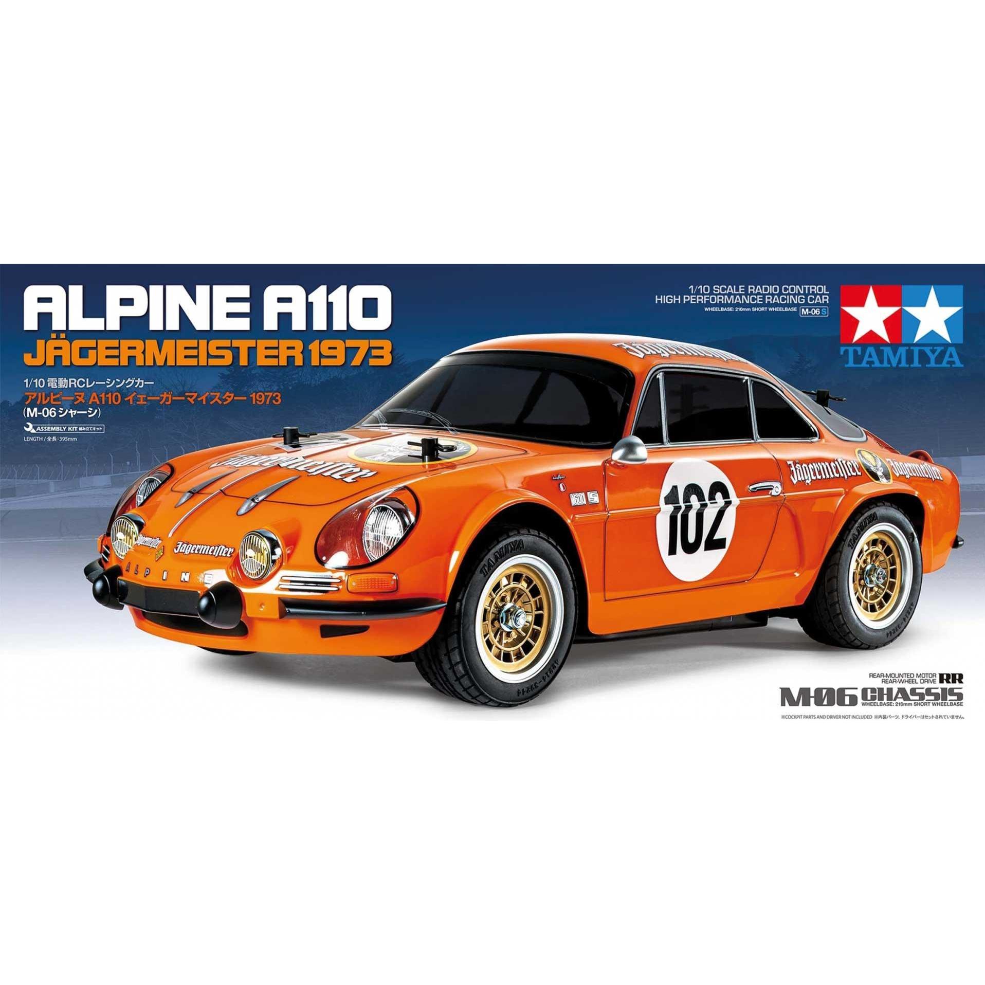 Tamiya Tourenwagen 1973 Alpine A110 M-06, 1:10, Bausatz (Kit)