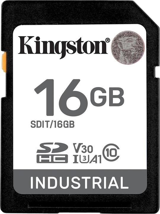 Kingston Industrial (16 GB, SDHC, U3, UHS-I)