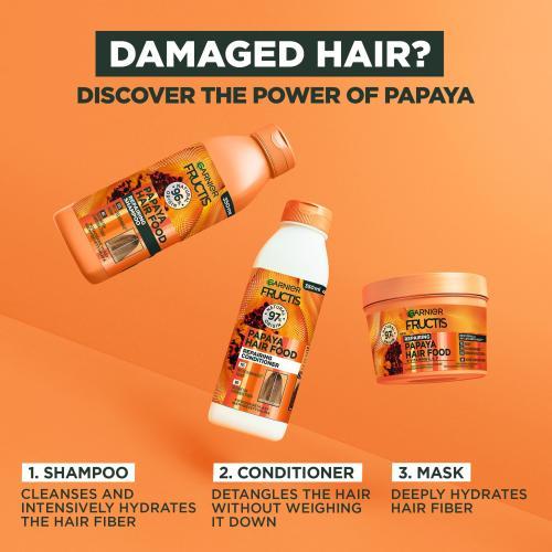 Produktbild Garnier Fructis Hair Food Papaya (350 ml, Flüssiges Shampoo)