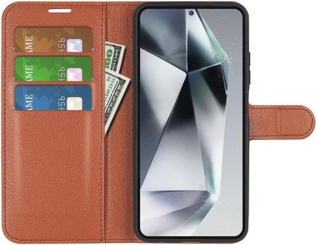 Image du produit MU Classic Litchi Leder Bookcover Series (Samsung Galaxy S25 Ultra)