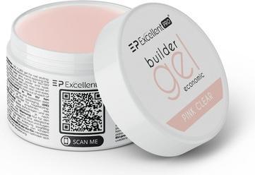 Excellent PRO Builder Gel Economic Building Gel Pink Clear 50g