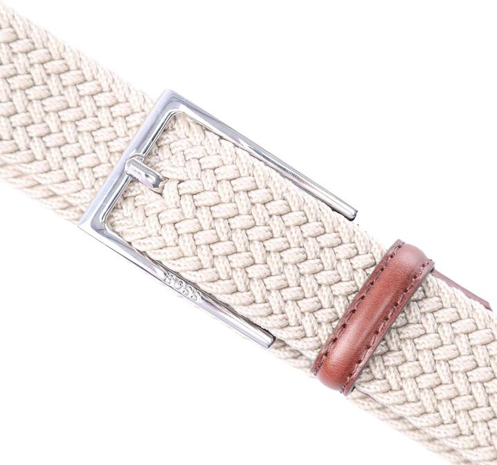 Actual product image BOSS Clori Woven Leather Belt