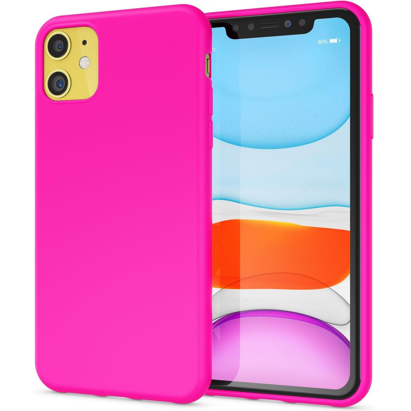 Nalia Neon Hülle (Apple iPhone 11), Smartphone Hülle, Pink