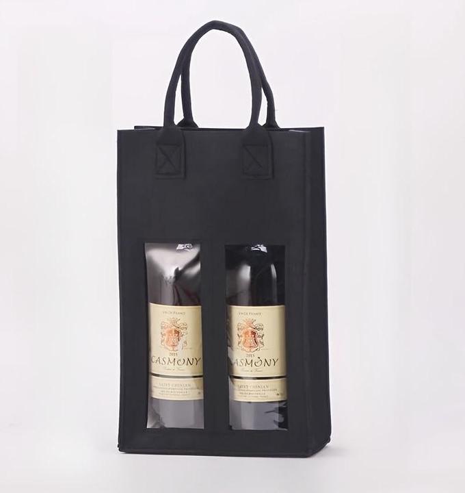 Image du produit Only-Bags.Store 1 Stück Stoff Wein Tragetasche, stossfest, stossfest, Geschenk-Tasche (Bouchon de vin)