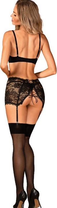 Produktbild Obsessive Peonesia 3-pcs set black S/M (M, S)