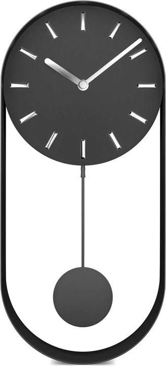 Actual product image Mebus 12931 black quartz pendulum clock