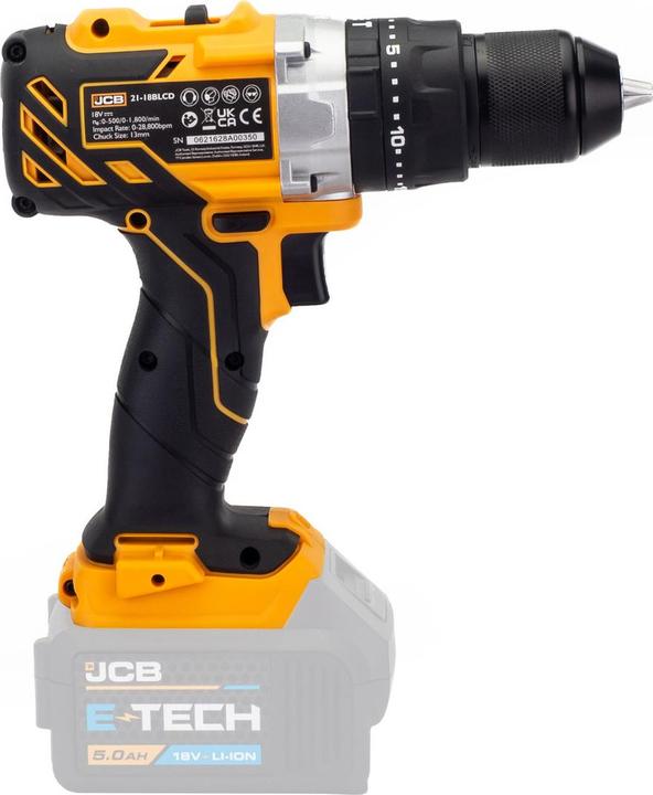 Actual product image JCB 18V bürstenloser Akku-Kombibohrer