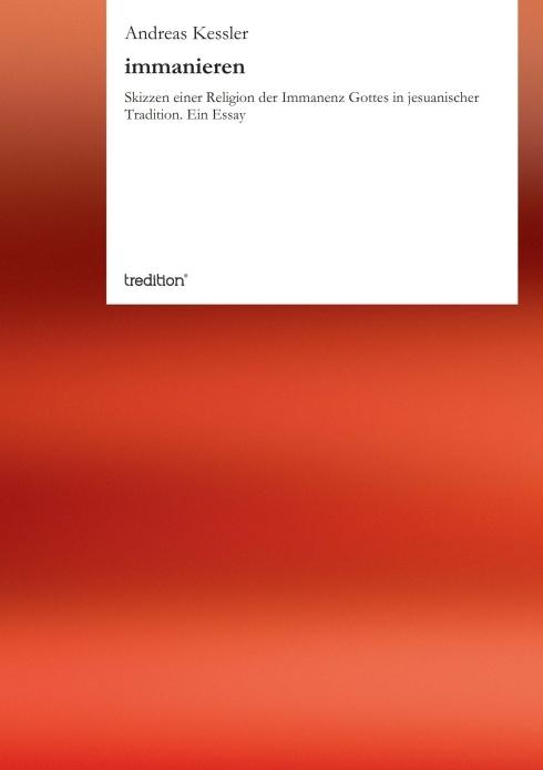 Produktbild immanieren (Deutsch, Andreas Kessler, 2012)