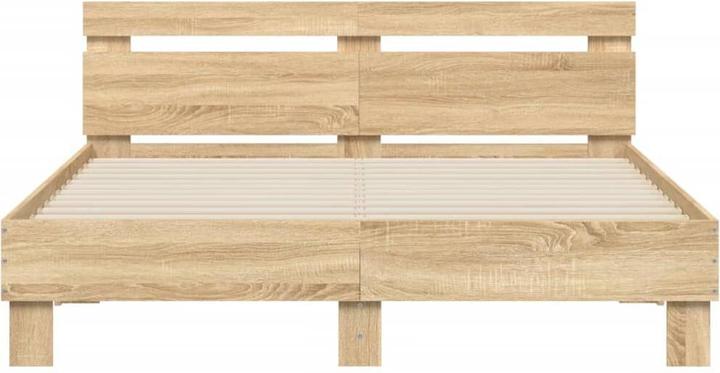 Actual product image VidaXL Bed frame with headboard (150 x 200 cm)