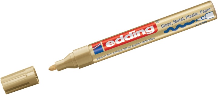 Immagine prodotto Edding 750 marcatore a vernice lucida (Oro, 4 mm, 1 x)