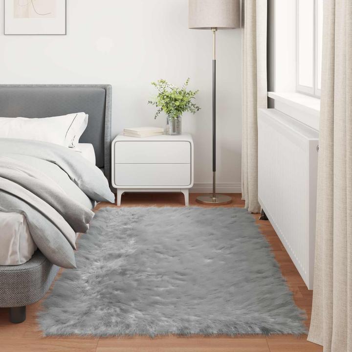 Produktbild vidaXL Kunstschaffell Teppich (100 x 200 cm)