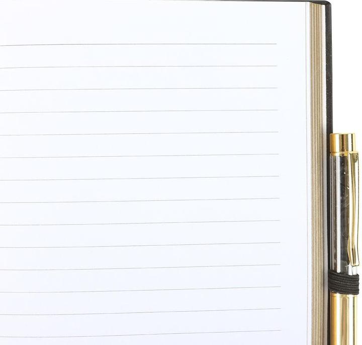 Actual product image Something Different Yin Yang Obsidian Stationery Set (Black, Gold, White, 1x)