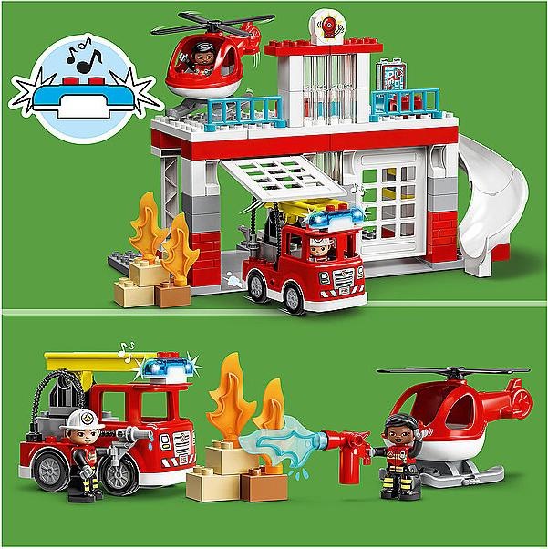 Immagine prodotto LEGO Stazione dei pompieri con elicottero (10970)
