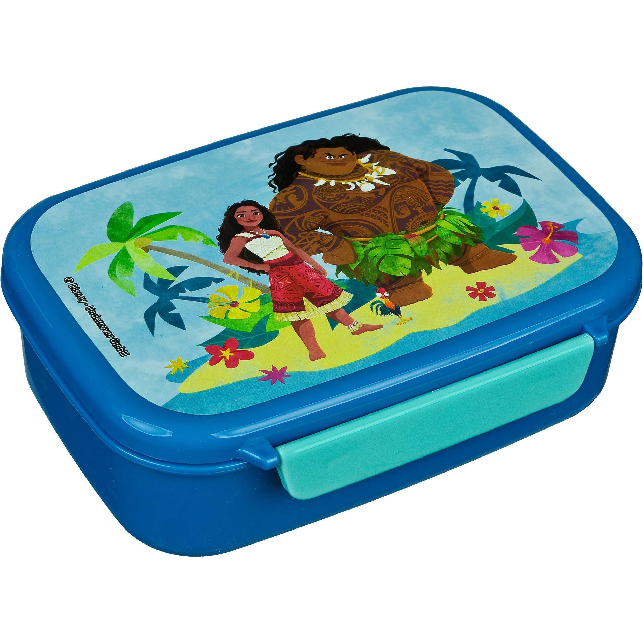 Scooli Lunchbox Vaiana Blau/Mehrfarbig, Materialtyp: Kunststoff, Lunchbox, Mehrfarbig, Blau