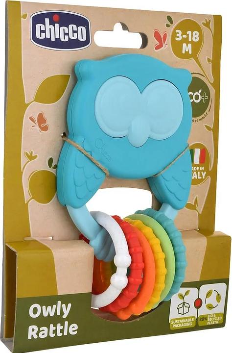 Actual product image Chicco Rattle owl ECO+ (3 Months)