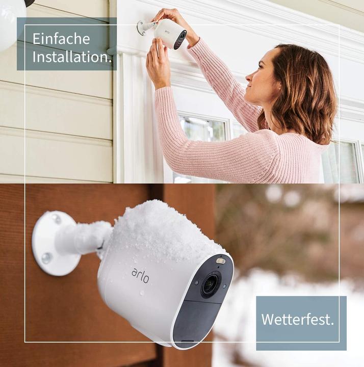 Actual product image Arlo Essential Spotlight, single camera white (1920 x 1080 Pixels)