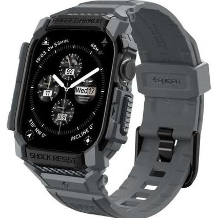 Spigen Rugged Armor Pro, Smartwatch Zubehör, Grau