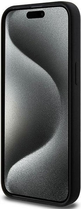 Produktbild Karl Lagerfeld KLHMP15XSCMKCRHK iPhone 15 Pro Max 6.7" czarny/black hardcase Silicone Karl & Choupet (Apple iPhone 15 Pro Max)