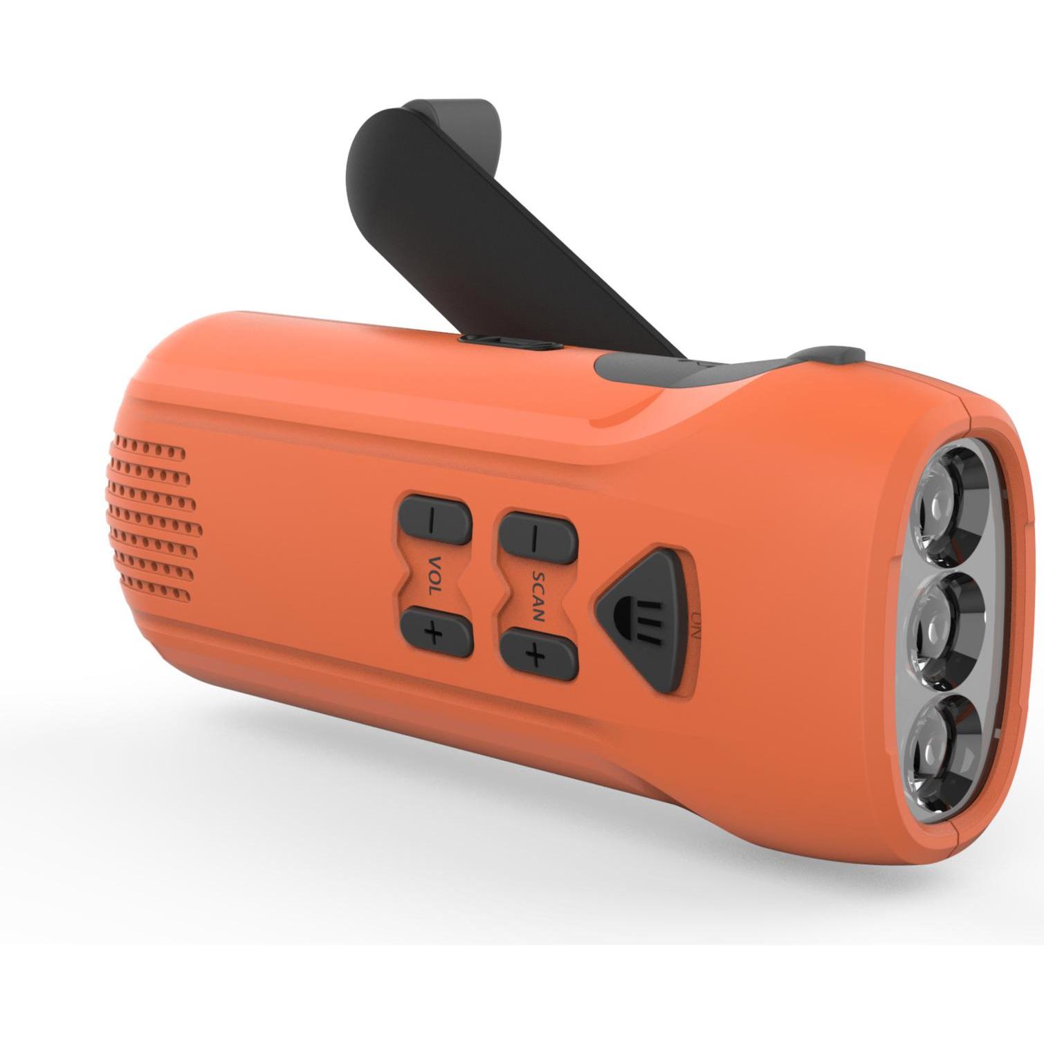 Felixx Kurbel-Radio RD5035 Lampe or (200 mAh, 480 Wh), Powerbank, Orange