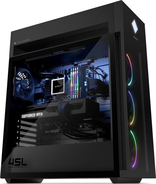 Produktbild HP Gaming PC OMEN 45L GT22- 3758nz, Prozessorfamilie (64 GB, 2000 GB, GeForce RTX 5090)