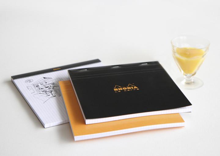 Image du produit Rhodia Blocs agrafés 80 g Basics (A1, Quadrillé, Couverture souple)