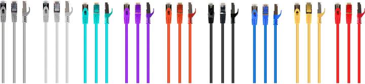 Actual product image Gembird PP6A-LSZHCU-R-3M Network Cable Red Cat6a S/FTP (S-STP) (S/FTP, CAT6a, 3 m)