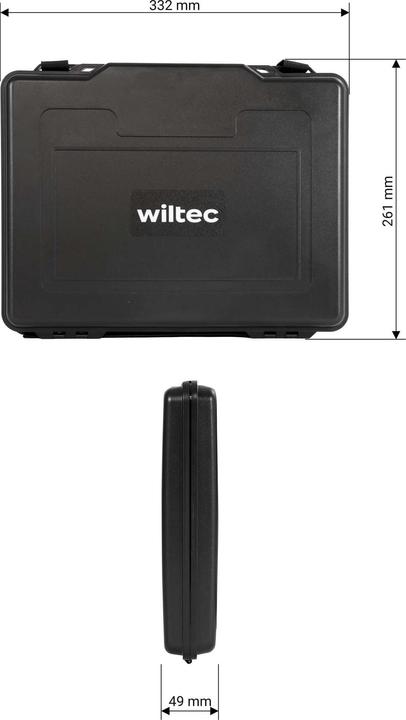 Produktbild Wiltec Universalkoffer 33,2x26,1x49cm wasserdicht Transportkoffer Schutzkoffer